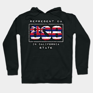 Rep Da 808 in California State by Hawaii Nei All Day Hoodie